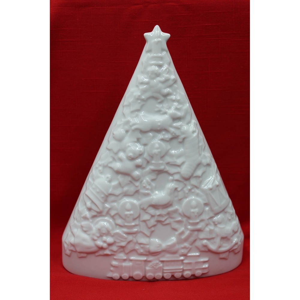 PartyLite Candle Holder White Yuletide Treasures P0276 Christmas Tree Toy